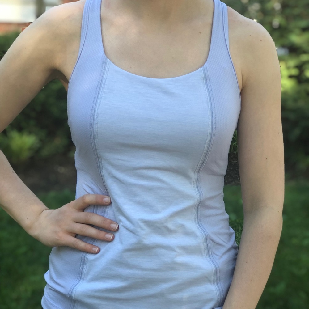 Lululemon Lavender Workout Tank Top